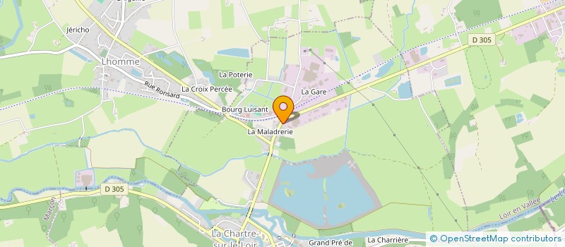 localisation de l'entreprise MONSIEUR ALEXANDRE CARON à LA CHARTRE-SUR-LE-LOIR
