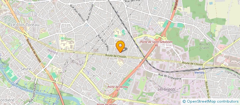 localisation de l'entreprise MONSIEUR ALEXANDRE CAROUX  SAINT-SEBASTIEN-SUR-LOIRE