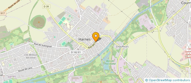 localisation de l'entreprise MONSIEUR ALEXANDRE CARPENTIER  HARNES