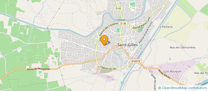 localisation de l'entreprise MONSIEUR ALEXANDRE CARPINTEIRO à SAINT-GILLES