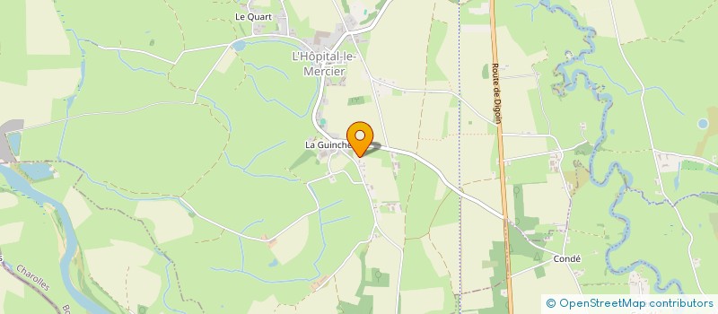 localisation de l'entreprise MONSIEUR ALEXANDRE CARRE  HOPITAL-LE-MERCIER (L )