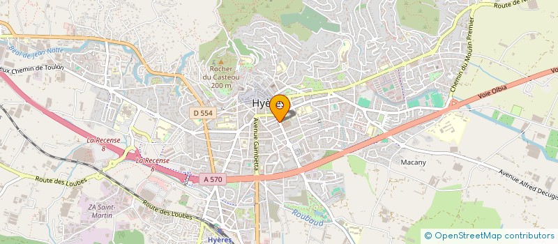 localisation de l'entreprise MONSIEUR ALEXANDRE CARRERE  HYERES