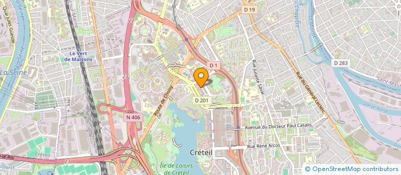 localisation de l'entreprise MONSIEUR ALEXANDRE CARRETTE  CRETEIL