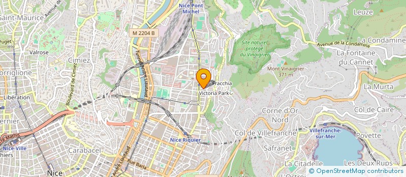 localisation de l'entreprise MONSIEUR ALEXANDRE CARRIERE à NICE