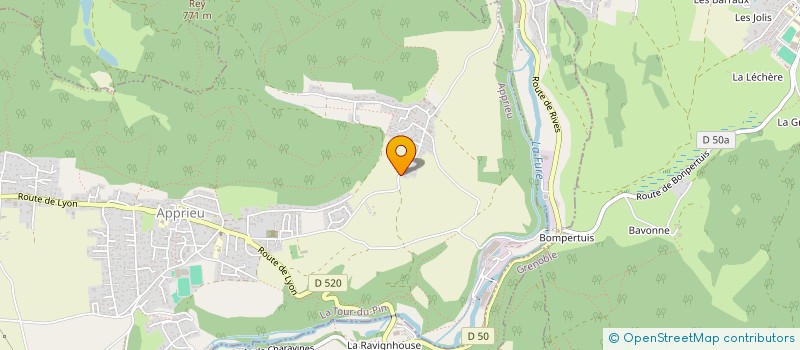 localisation de l'entreprise MONSIEUR ALEXANDRE CARRILLO  APPRIEU