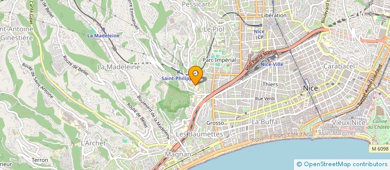 localisation de l'entreprise MONSIEUR ALEXANDRE CARRON  NICE