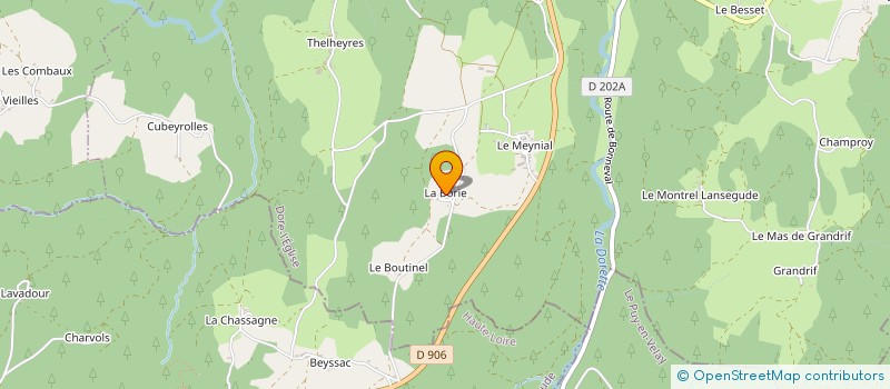 localisation de l'entreprise MONSIEUR ALEXANDRE CARTAILLER  ARLANC