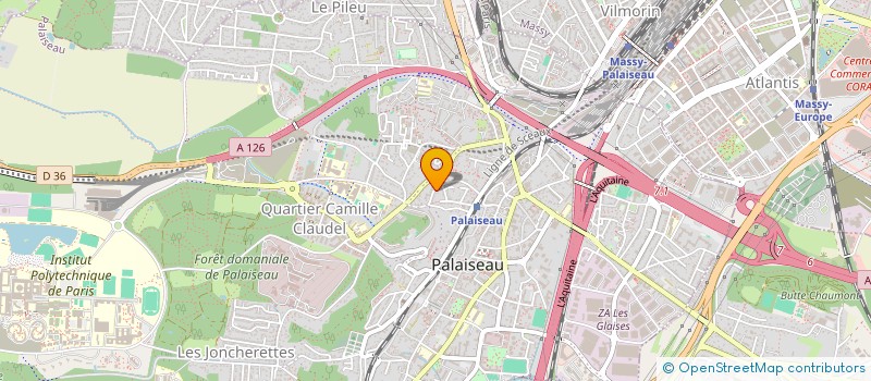 localisation de l'entreprise MONSIEUR ALEXANDRE CARVALHO à PALAISEAU