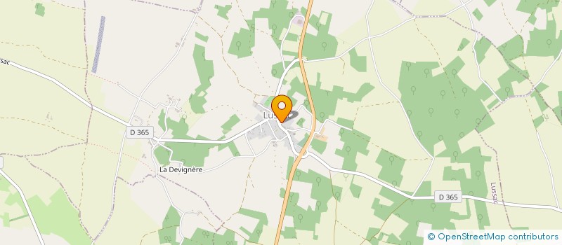 localisation de l'entreprise MONSIEUR ALEXANDRE CASAGRANDE  LUSSAC