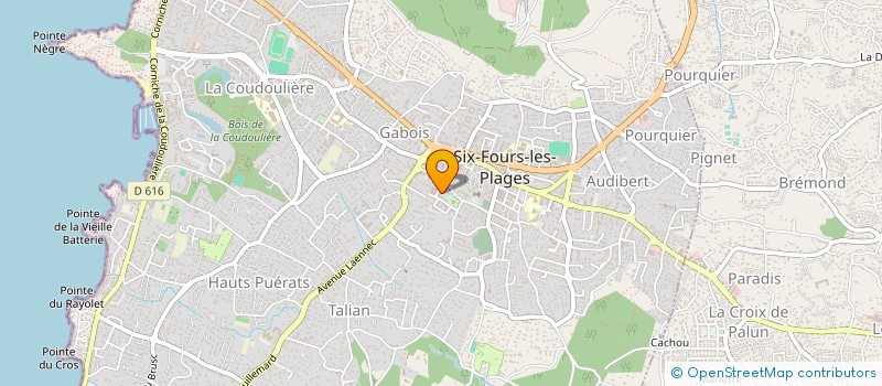 localisation de l'entreprise MONSIEUR ALEXANDRE CASTALDI à SIX-FOURS-LES-PLAGES