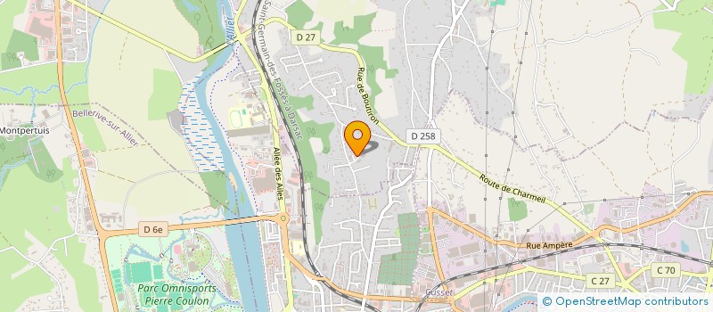 localisation de l'entreprise MONSIEUR ALEXANDRE CATARD  CREUZIER-LE-VIEUX