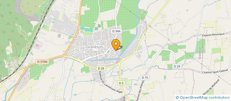 localisation de l'entreprise MONSIEUR ALEXANDRE CATHALA  GRAVESON