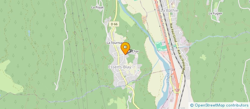 localisation de l'entreprise MONSIEUR ALEXANDRE CATTELLIN-TELLIER  LA BATHIE