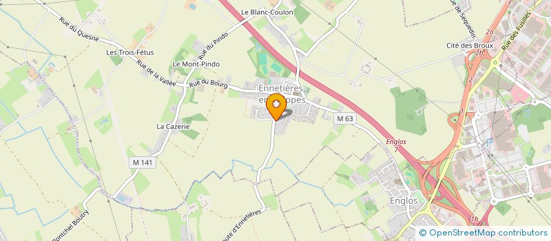 localisation de l'entreprise MONSIEUR ALEXANDRE CAUDRELIER  HALLENNES-LEZ-HAUBOURDIN