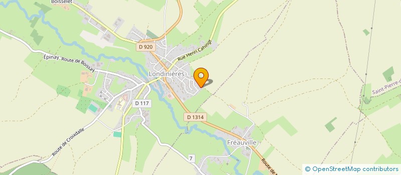 localisation de l'entreprise MONSIEUR ALEXANDRE CAUDRON  LONDINIERES