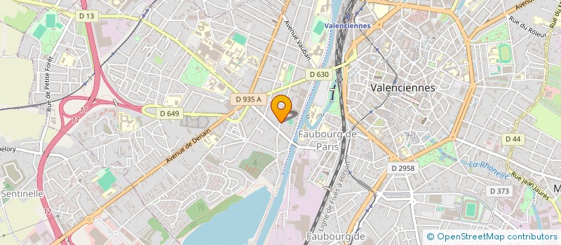 localisation de l'entreprise MONSIEUR ALEXANDRE CAULIEZ à VALENCIENNES