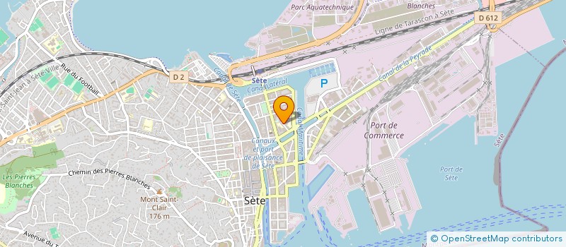 localisation de l'entreprise MONSIEUR ALEXANDRE CAUSSE à SETE