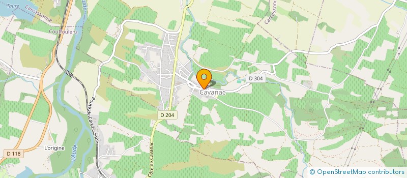 localisation de l'entreprise MONSIEUR ALEXANDRE CAVAILLES  CARCASSONNE