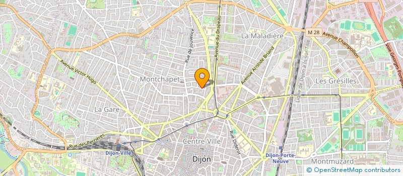 localisation de l'entreprise MONSIEUR ALEXANDRE CAVINA à DIJON