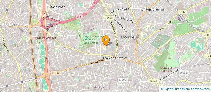 localisation de l'entreprise MONSIEUR ALEXANDRE CAZAC à MONTREUIL