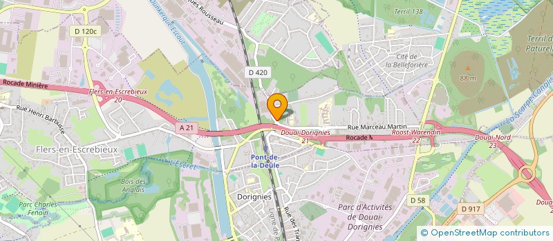 localisation de l'entreprise MONSIEUR ALEXANDRE CAZE  FLERS-EN-ESCREBIEUX