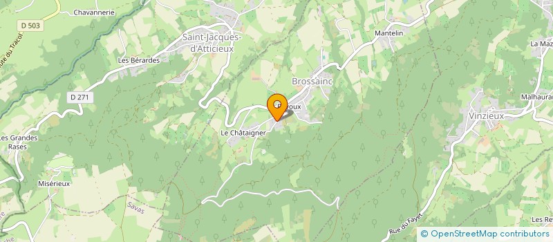 localisation de l'entreprise MONSIEUR ALEXANDRE CELESTIN  BROSSAINC