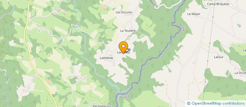 localisation de l'entreprise MONSIEUR ALEXANDRE CELS  SENAILLAC-LATRONQUIERE