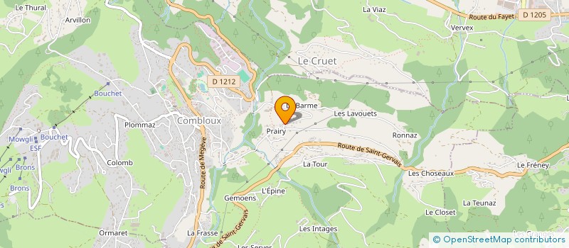 localisation de l'entreprise MONSIEUR ALEXANDRE CERIOLI  COMBLOUX