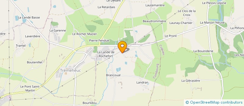 localisation de l'entreprise MONSIEUR ALEXANDRE CERQUEIRA  COMBOURG