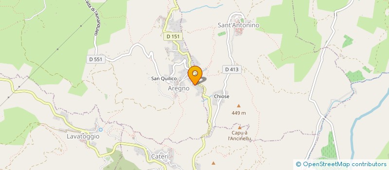 localisation de l'entreprise MONSIEUR ALEXANDRE CESARI  SANTA REPARATA DI BALAGNA