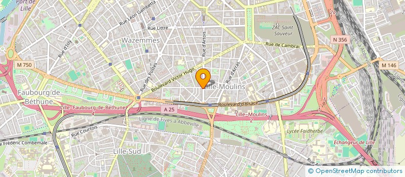 localisation de l'entreprise MONSIEUR ALEXANDRE CESSAC à LILLE
