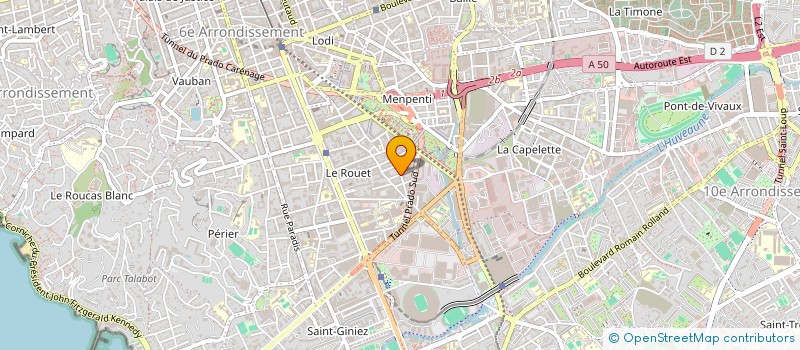 localisation de l'entreprise MONSIEUR ALEXANDRE CHABRIER à MARSEILLE