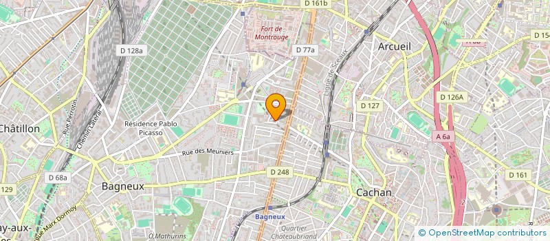 localisation de l'entreprise MONSIEUR ALEXANDRE CHAHIBA à BAGNEUX