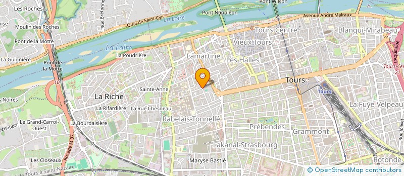 localisation de l'entreprise MONSIEUR ALEXANDRE CHAILLOU  TOURS