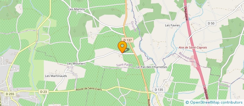 localisation de l'entreprise MONSIEUR ALEXANDRE CHAIN  BRAUD-ET-SAINT-LOUIS