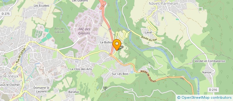 localisation de l'entreprise MONSIEUR ALEXANDRE CHAMBAT à ANNECY