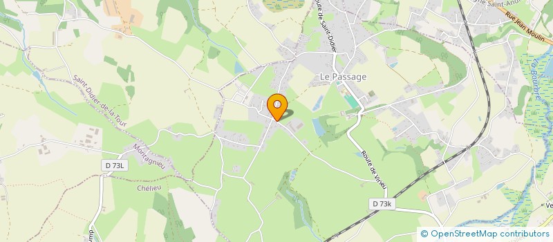 localisation de l'entreprise MONSIEUR ALEXANDRE CHANARON  LE PASSAGE