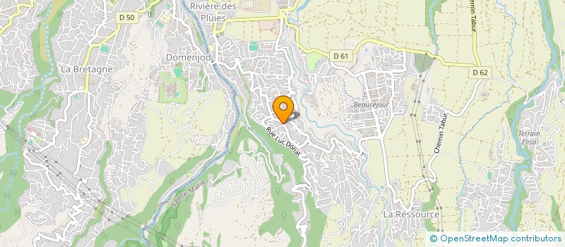 localisation de l'entreprise MONSIEUR ALEXANDRE CHANE KAM  SAINTE-MARIE