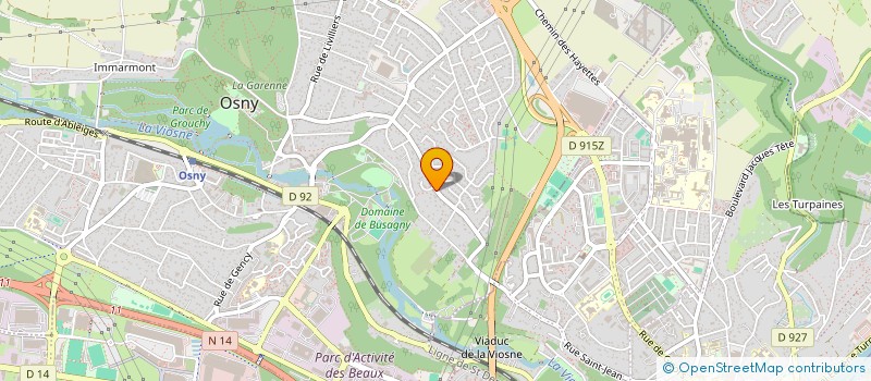 localisation de l'entreprise MONSIEUR ALEXANDRE CHAPMAN à OSNY