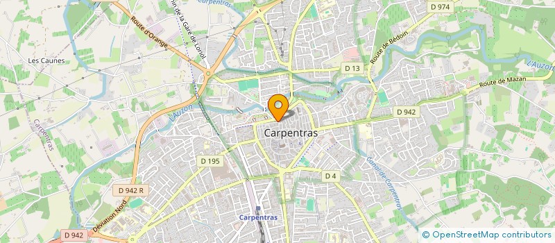 localisation de l'entreprise MONSIEUR ALEXANDRE CHARBONNIER  CARPENTRAS