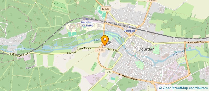 localisation de l'entreprise MONSIEUR ALEXANDRE CHARLES à DOURDAN