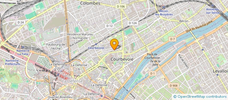 localisation de l'entreprise MONSIEUR ALEXANDRE CHARLES à COURBEVOIE
