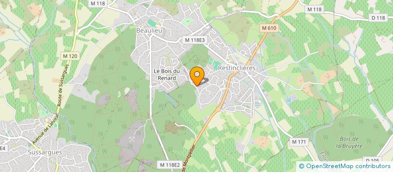 localisation de l'entreprise MONSIEUR ALEXANDRE CHARLIER  RESTINCLIERES