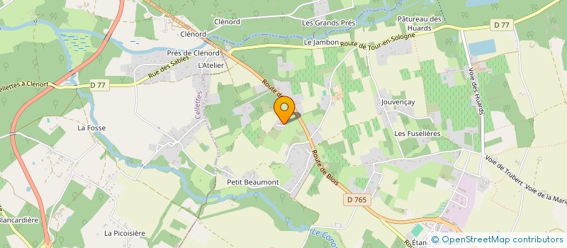 localisation de l'entreprise MONSIEUR ALEXANDRE CHARMOY  COUR-CHEVERNY