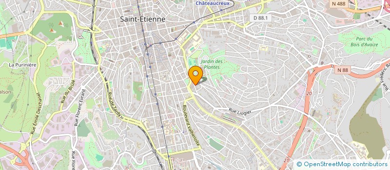 localisation de l'entreprise MONSIEUR ALEXANDRE CHARRAT  SAINT-ETIENNE