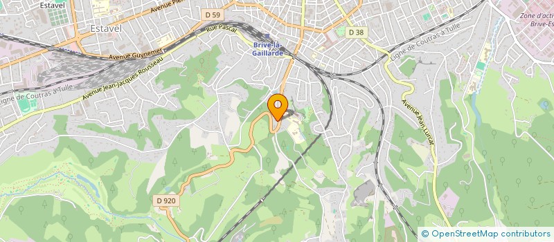 localisation de l'entreprise MONSIEUR ALEXANDRE CHARTIER  BRIVE-LA-GAILLARDE