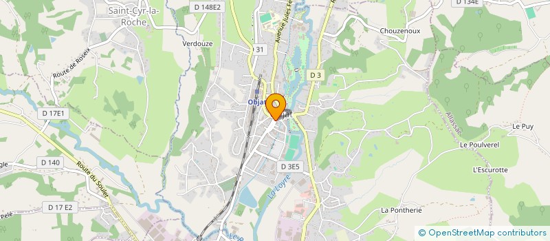 localisation de l'entreprise MONSIEUR ALEXANDRE CHATAUR  OBJAT