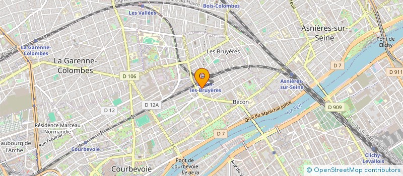 localisation de l'entreprise MONSIEUR ALEXANDRE CHAUDRET à COURBEVOIE