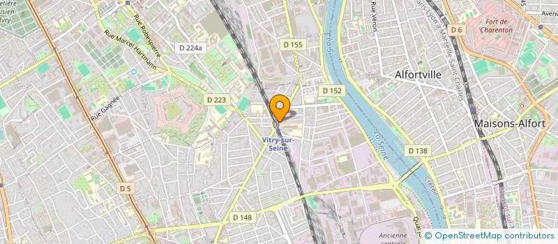 localisation de l'entreprise MONSIEUR ALEXANDRE CHAUDRY  VITRY-SUR-SEINE