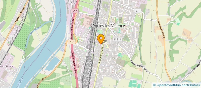 localisation de l'entreprise MONSIEUR ALEXANDRE CHAULET  PORTES-LES-VALENCE